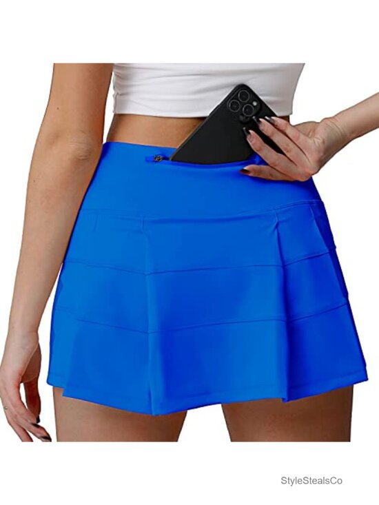 Dresses & Skirts - High Waisted Pleated Tennis Skirt with Pockets Athletic Golf Skorts for Women